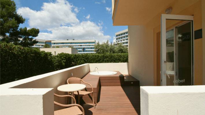 Apartment 1 room ground floor room with terrace Cabot Tres Torres Apartments  Playa de Palma